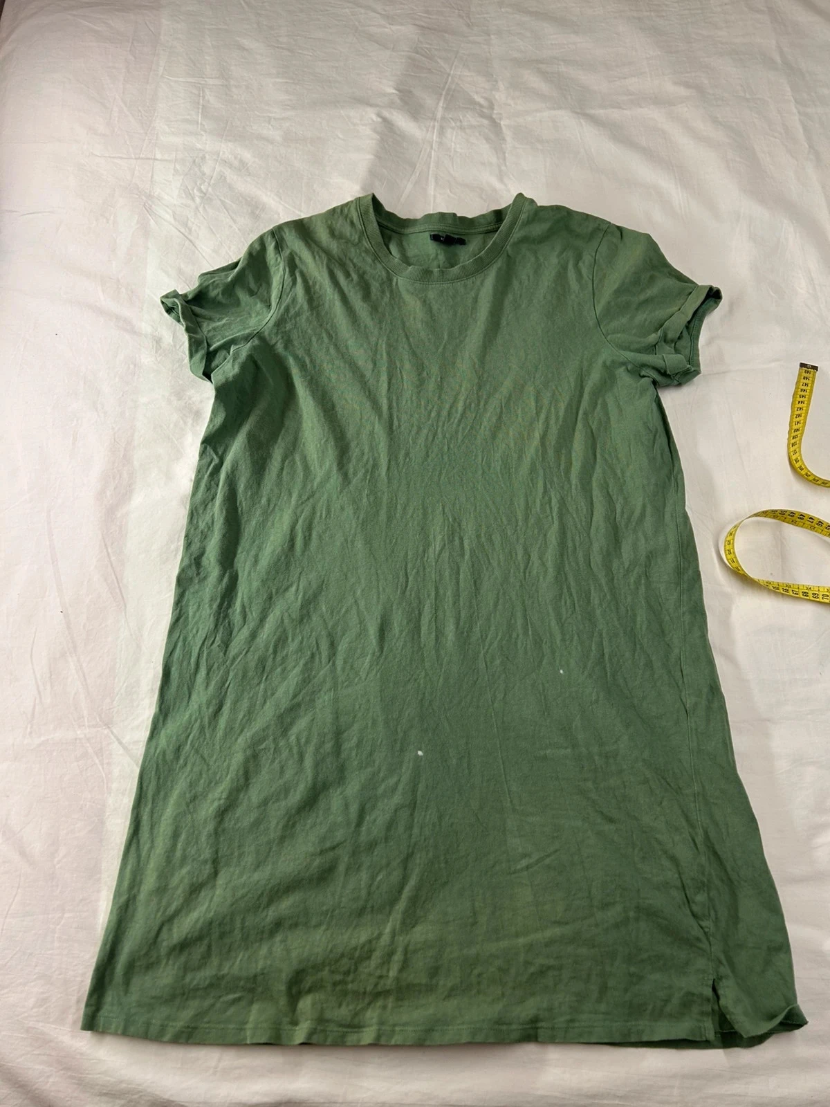 T-shirt uni vert foncé vintage kiabi